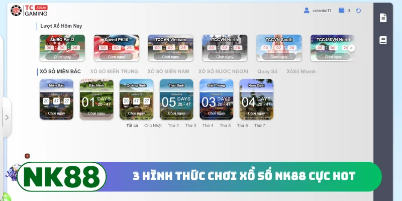 3 hình thức chơi xổ số NK88 cực hot
