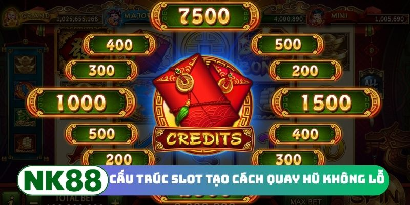 Cấu trúc slot tạo nên cách quay hũ không lỗ