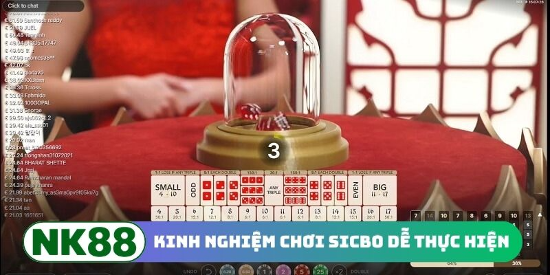 Kinh nghiệm chơi Sicbo dễ thực hiện