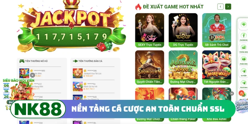 Nền tảng cá cược an toàn chuẩn ssl