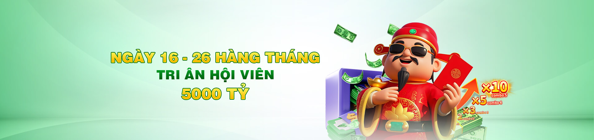 ngày 16 -26 hàng tháng tri ân hội viên
